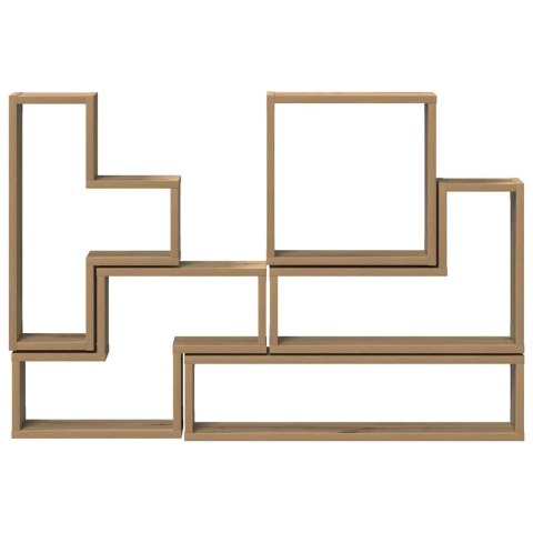 VidaXL Sześcian na ścianę z półką Inny dąb artisan 96 x 12 x 64 cm