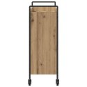 VidaXL Wózek Kuchenny Dąb rzemieślniczy 70 x 30 x 82 cm