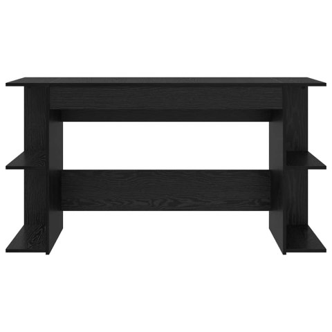 VidaXL Biurko Inny Czarny dąb 140 x 50 x 75 cm Materiał drewnopochodny