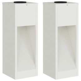 VidaXL Solarna Lampa LED na Ścieżkę 2 pcs Biały