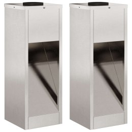 VidaXL Solarna Lampa LED na Ścieżkę 2 pcs Stal nierdzewna