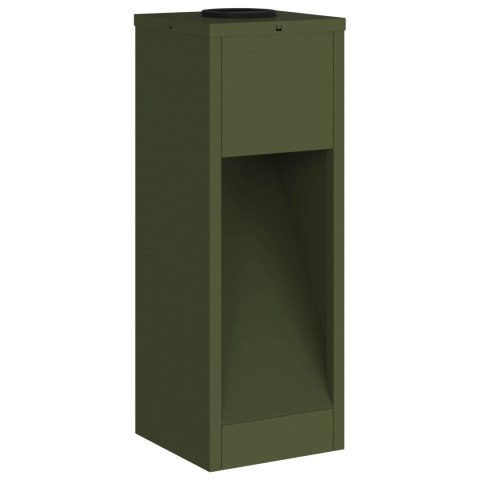 VidaXL Solarna Lampa LED na Ścieżkę 2 pcs Zielony oliwkowy