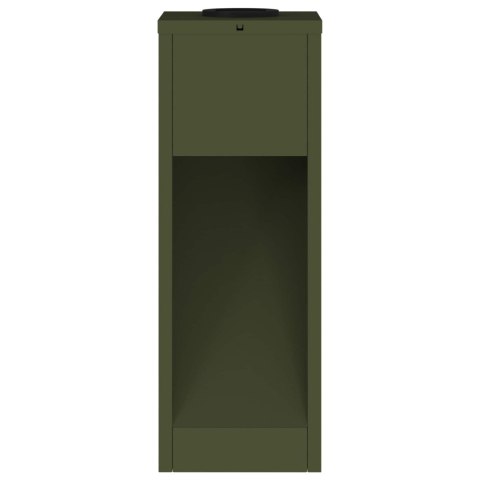 VidaXL Solarna Lampa LED na Ścieżkę 2 pcs Zielony oliwkowy