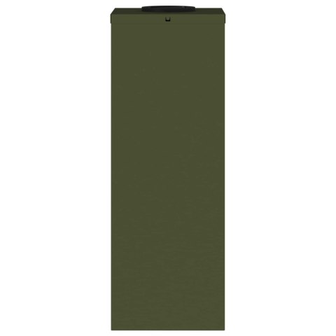 VidaXL Solarna Lampa LED na Ścieżkę 2 pcs Zielony oliwkowy