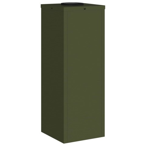 VidaXL Solarna Lampa LED na Ścieżkę 2 pcs Zielony oliwkowy