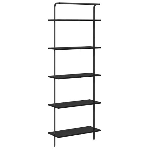 VidaXL Półka na książki Czarny dąb 60 x 24 x 168 cm