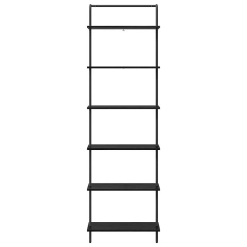 VidaXL Półka na książki Czarny dąb 60 x 24 x 203 cm