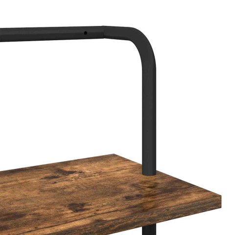 VidaXL Półka na książki Wędzony dąb 60 x 24 x 168 cm