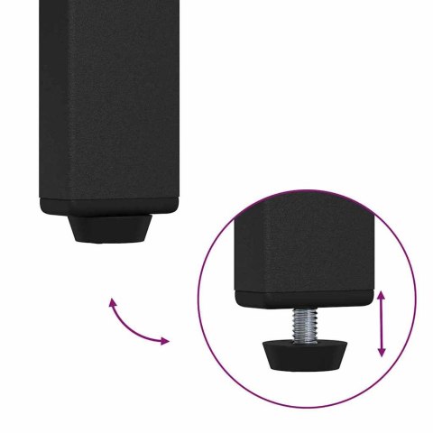 VidaXL Wieszak na płaszcze z półką Inny Wędzony dąb 75 x 34 x 184 cm