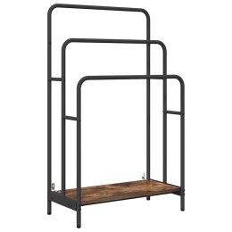 VidaXL Wieszak na ubrania Dąb w odcieniu dymnym 60 x 30 x 100.5 cm