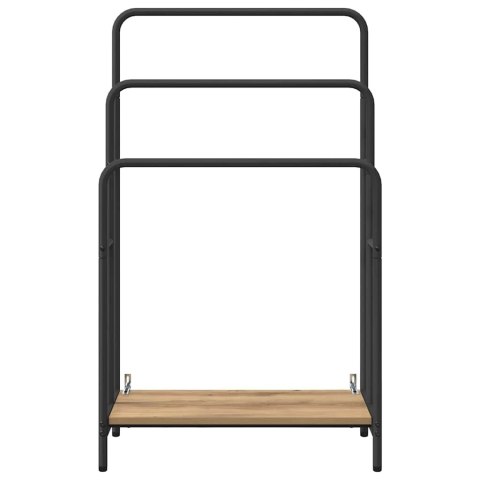 VidaXL Wieszak na ubrania z półką dąb artisan 60 x 30 x 100.5 cm