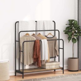 VidaXL Wieszak na ubrania z półką dąb artisan 90 x 30 x 100.5 cm