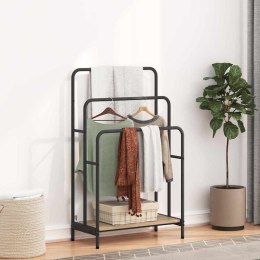 VidaXL Wieszak na ubrania z półką dąb sonoma 60 x 30 x 100.5 cm