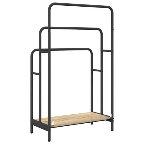 VidaXL Wieszak na ubrania z półką dąb sonoma 60 x 30 x 100.5 cm