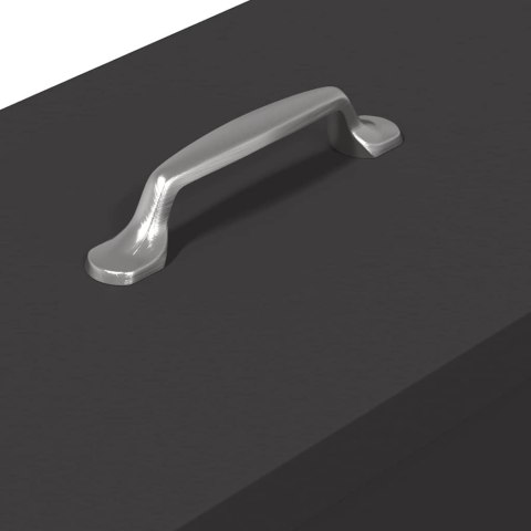 VidaXL Karmnik dla kur 2 pcs Czarny 41,5 x 20,5 x 33 cm