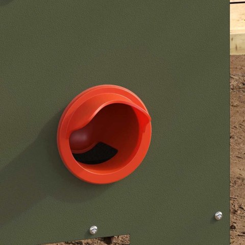 KARMNIK DLA KUR 2 SZT ZIELONY OLIWKOWY 40,5X25X38CM