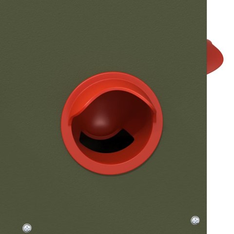 VidaXL Karmnik dla kur 2 pcs Zielony oliwkowy 60,5 x 29 x 51 cm