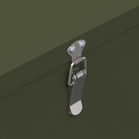 VidaXL Karmnik dla kur 2 pcs Zielony oliwkowy 60,5 x 29 x 51 cm