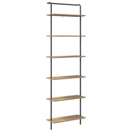 VidaXL Półka na książki dąb artisan 60 x 24 x 203 cm