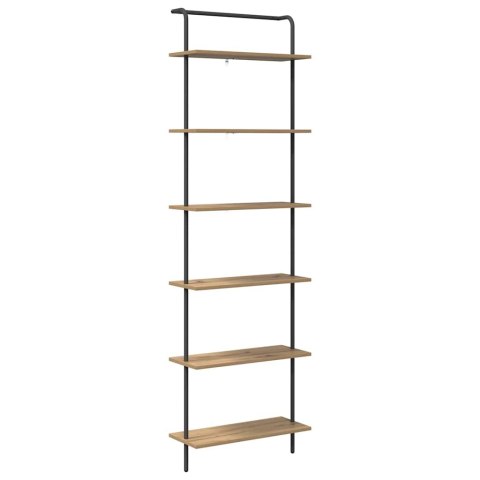 VidaXL Półka na książki dąb artisan 60 x 24 x 203 cm