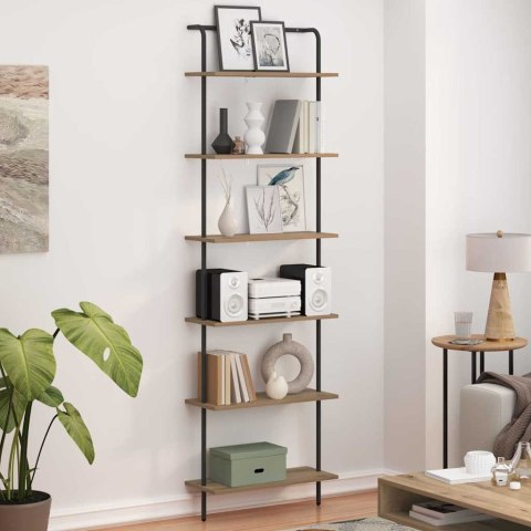 VidaXL Półka na książki dąb artisan 60 x 24 x 203 cm