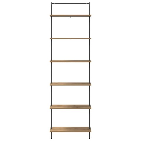 VidaXL Półka na książki dąb artisan 60 x 24 x 203 cm