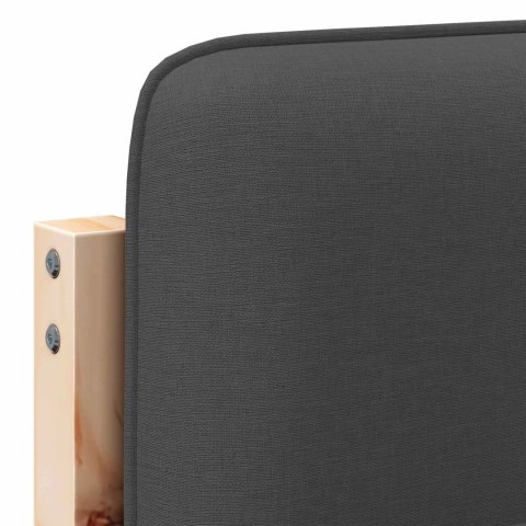 TAPICEROWANE WEZGŁOWIE BRĄZOWY I CIEMNOSZARY 120CM