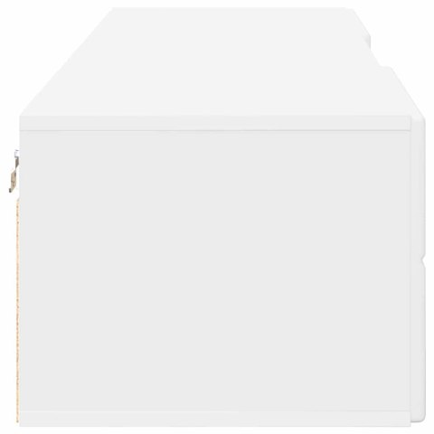 VidaXL Drewniana szafka Biały 150 x 39 x 30 cm Materiał drewnopochodny