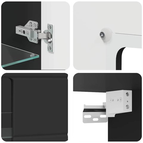 SZAFKA WISZĄCA CZARNY 55X29X100CM