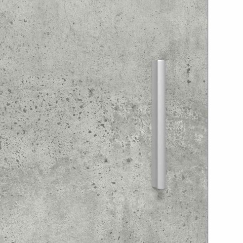 SZAFKA WISZĄCA Z PÓŁKĄ BETONOWY SZARY 55X 29X 100CM