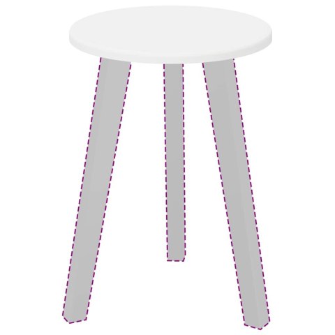 VidaXL Blat stołu Biały 30 x 30 x 1,5 cm Materiał drewnopochodny