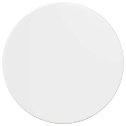 VidaXL Blat stołu Biały na wysoki połysk 50 x 50 x 1,5 cm