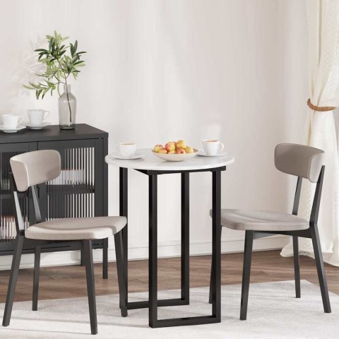 VidaXL Blat stołu Biały na wysoki połysk 60 x 60 x 1,5 cm