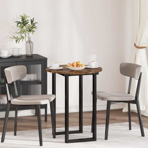 VidaXL Blat stołu Wędzony dąb 60 x 60 x 1,5 cm Materiał drewnopochodny