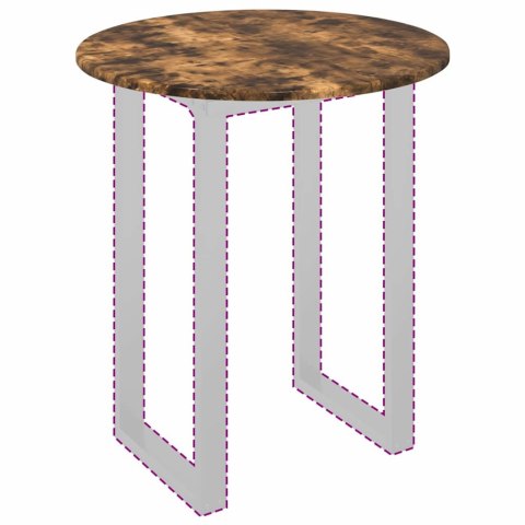 VidaXL Blat stołu Wędzony dąb 60 x 60 x 1,5 cm Materiał drewnopochodny