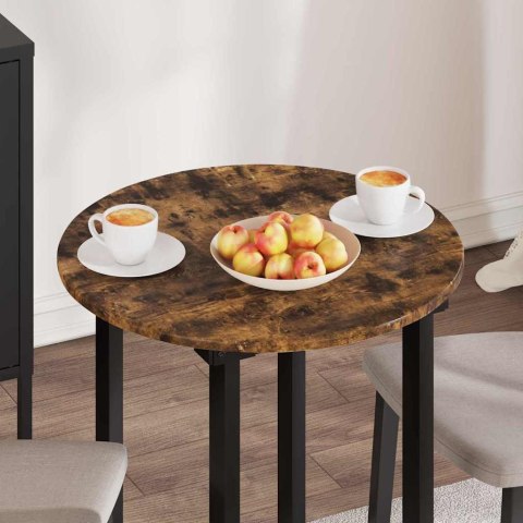 VidaXL Blat stołu Wędzony dąb 60 x 60 x 1,5 cm Materiał drewnopochodny