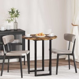 VidaXL Blat stołu Wędzony dąb 70 x 70 x 1,5 cm Materiał drewnopochodny