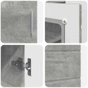 VidaXL Bufet Betonowy szary 55,5 x 29 x 100 cm Materiał drewnopochodny