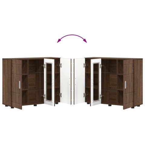 BUFET BRĄZOWY DĄB 55,5X 29X 100CM