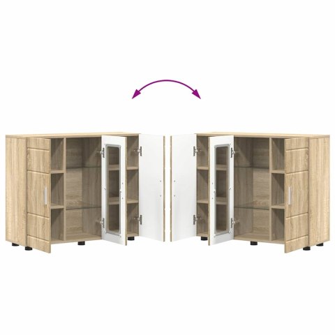 BUFET DĄB SONOMA 55,5X29X100CM