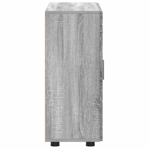 VidaXL Bufet z półką z drzwiami Szary dąb sonoma 55,5 x 29 x 100 cm