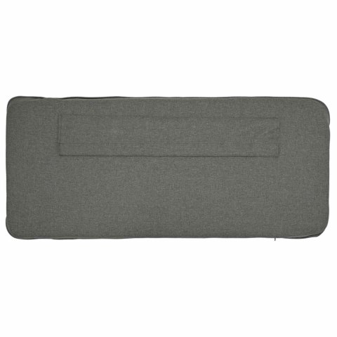 VidaXL Tapicerowane wezgłowie Z zagłówkiem Biały i jasnoszary 100 cm