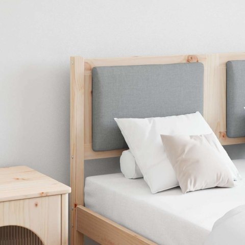 VidaXL Zagłówek Inny Brązowy 135 cm Lite drewno sosnowe