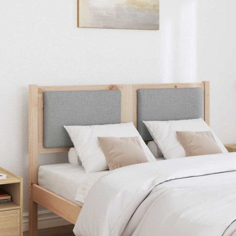 VidaXL Zagłówek Inny Brązowy 135 cm Lite drewno sosnowe