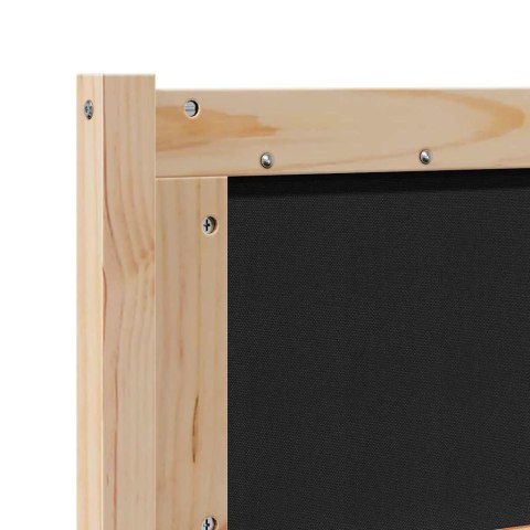 VidaXL Zagłówek Inny Brązowy 135 cm Lite drewno sosnowe