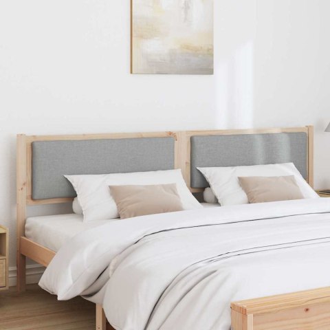 VidaXL Zagłówek Inny Brązowy 200 cm Lite drewno sosnowe