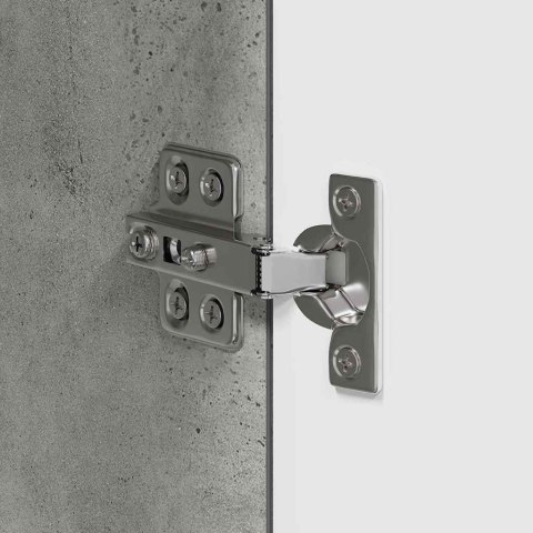 VidaXL Zestaw Szafek Łazienkowych TULUM Betonowy szary