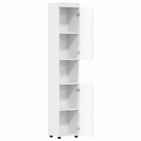 VidaXL Zestaw Szafek Łazienkowych TULUM Biały 37 x 31,5 x 203 cm