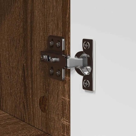 VidaXL Zestaw Szafek Łazienkowych TULUM Brązowy dąb 37 x 31,5 x 82 cm