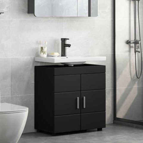 VidaXL Zestaw Szafek Łazienkowych TULUM Czarny 60 x 34 x 63 cm